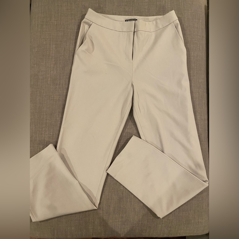 Express cream dress pants